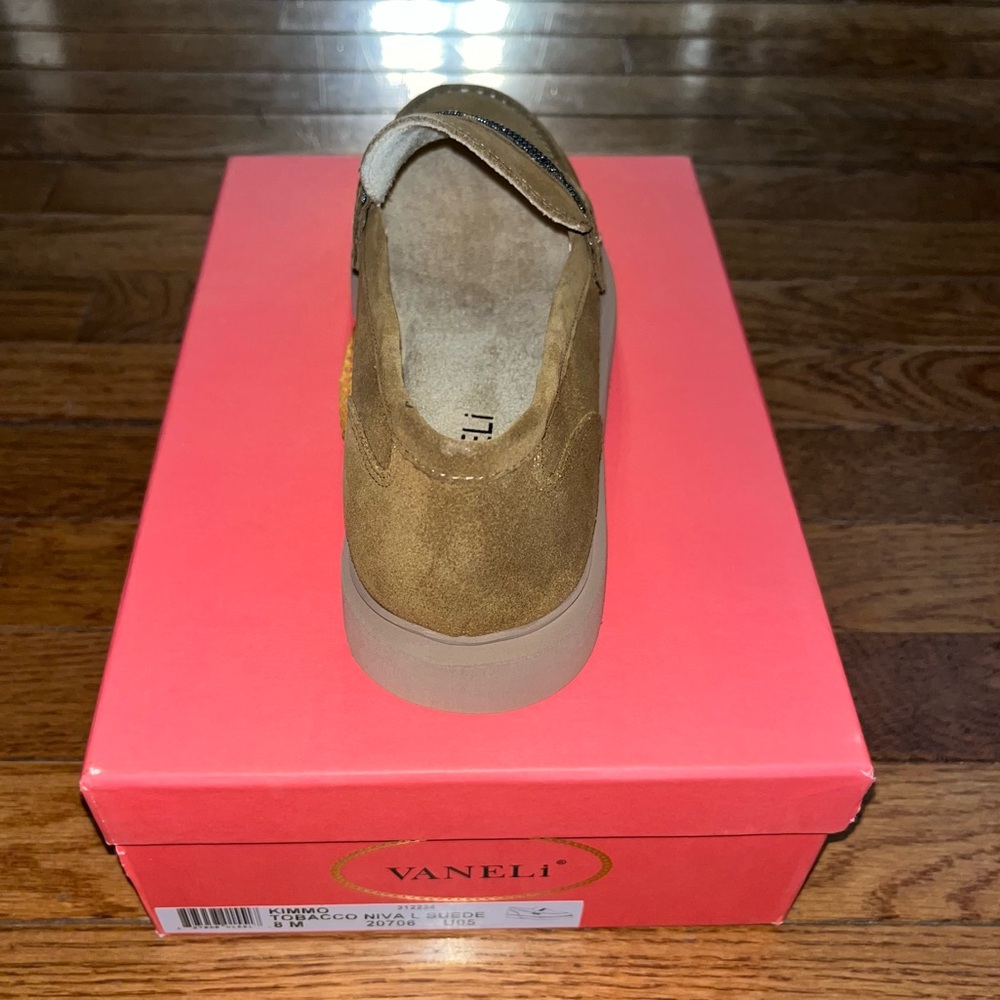 NEW Vaneli Suede Kimmo Loafers Tobacco Brown Women’s Size 8 - Picture 6 of 12